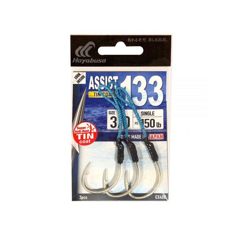 HAYABUSA HOOK ASSIST 133 TIN SINGLE 1/0