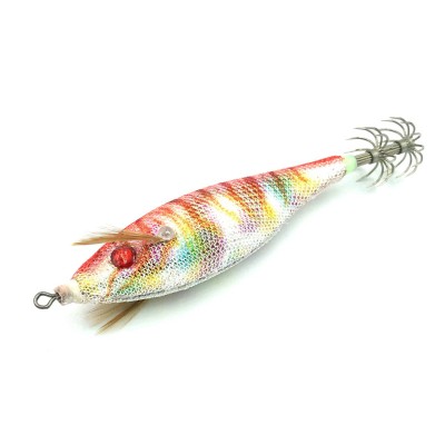 CINNETIC  SQUID JIG TIGER GLOW COLOR 4 RAINBOW RED