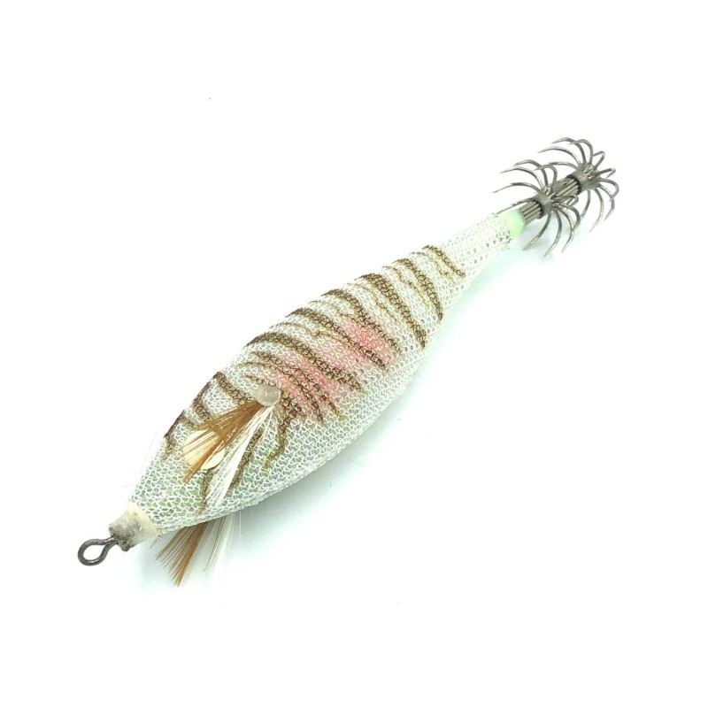 CINNETIC  SQUID JIG TIGER GLOW COLOR 4 RAINBOW RED