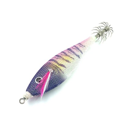 CINNETIC  SQUID JIG TIGER GLOW COLOR 11 WHITE ZOMBIE