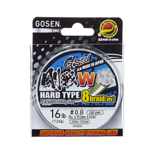 GOSEN W HARD TYPE 8X 300 MTS 16 LBS