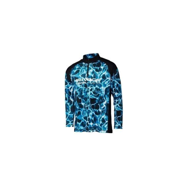SAVAGE GEAR MARINE UV LONG SLEEVE TEE SEA BLUE TALLA L