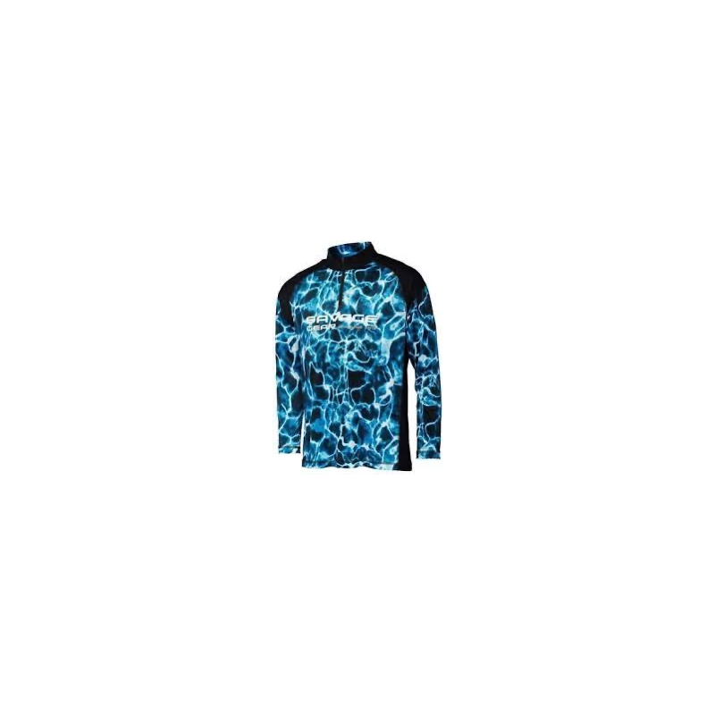 SAVAGE GEAR MARINE UV LONG SLEEVE TEE SEA BLUE TALLA L