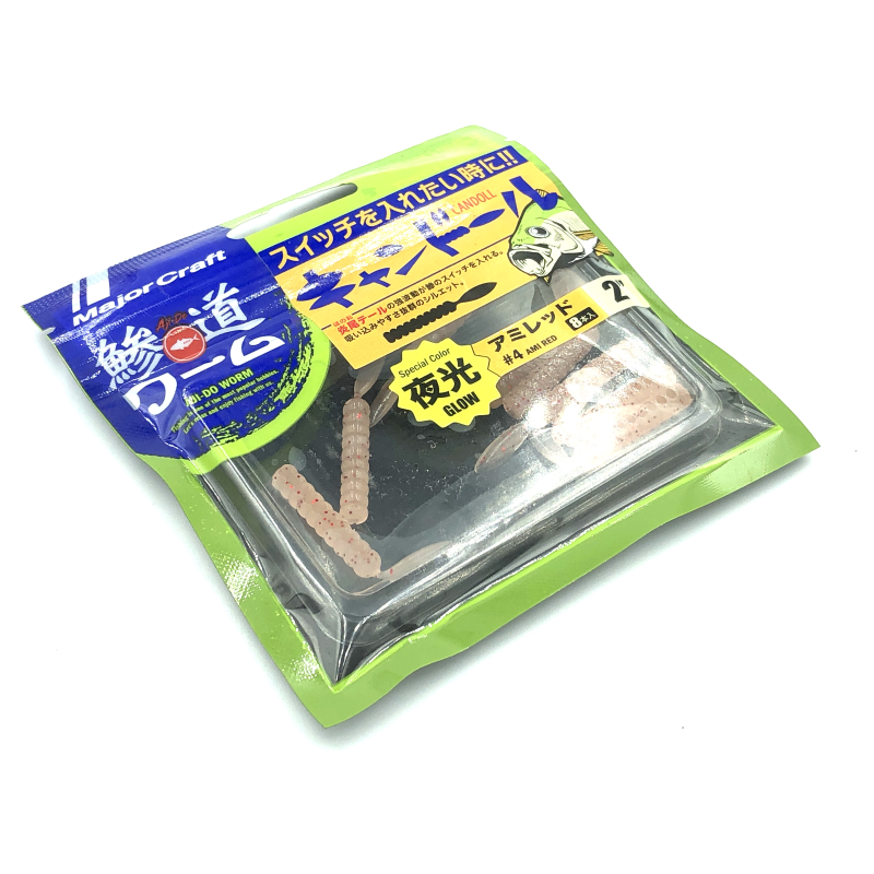 MAJOR CRAFT AJI DO WORM CD 2.0" COLOR OKIAMI