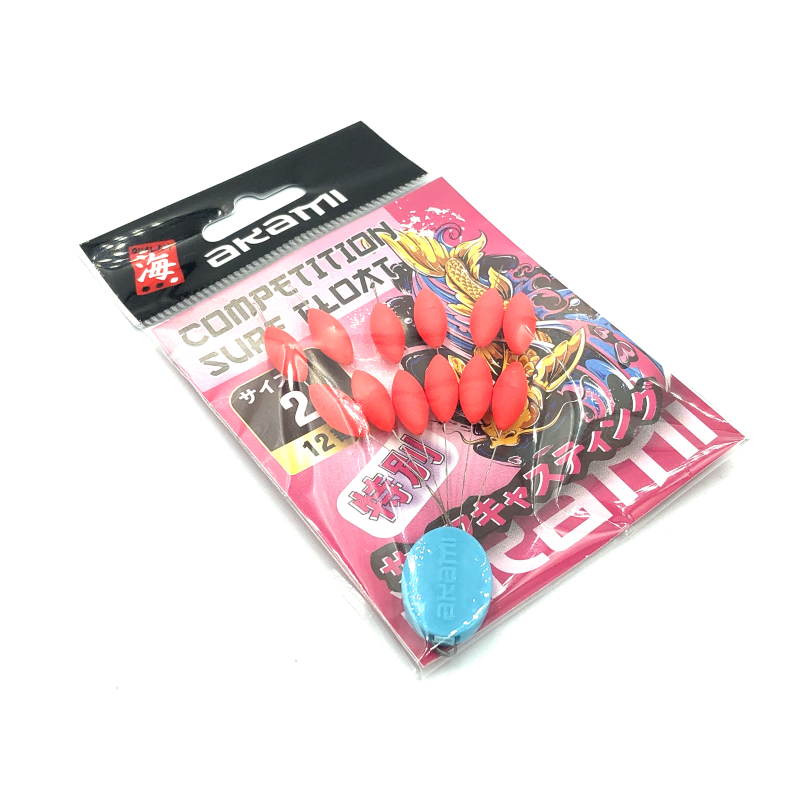 AKAMI COMPETITION SURF FLOAT 6 X 15 MM RED
