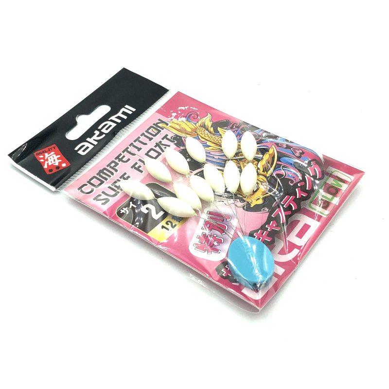 AKAMI COMPETITION SURF FLOAT 6 X 15 MM WHITE