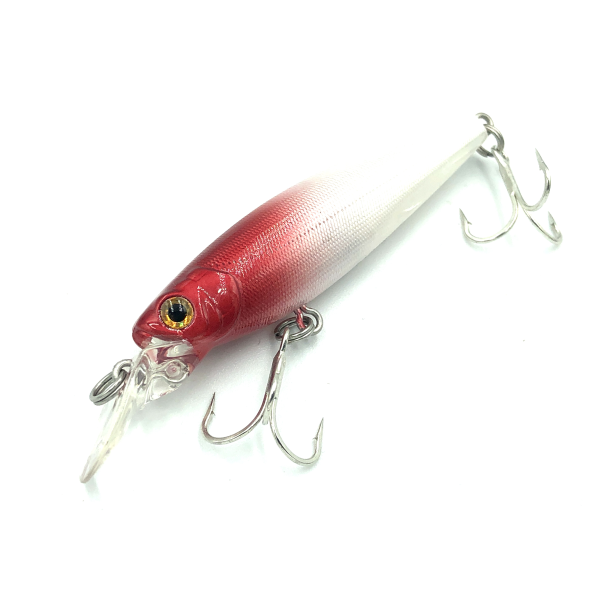 BASSDAY RANGE MINNOW 70 COLOR RED HEAD