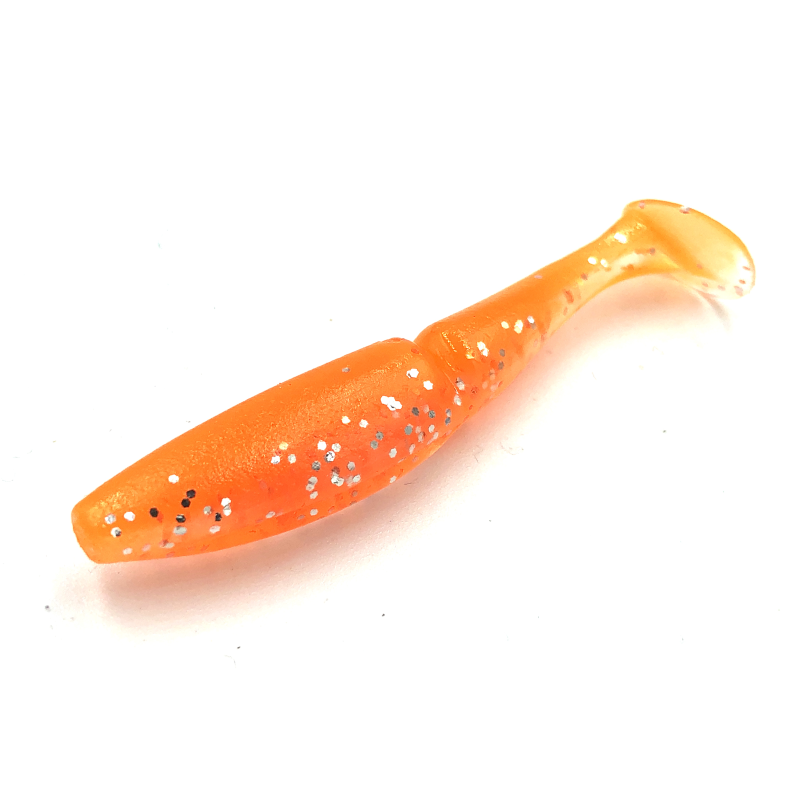 SAWAMURA ONE UP SHAD 3" COLOR 027 SILKY WHITE