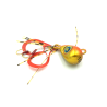 MAJOR CRAFT JIGHEAD HOOK NANO RUBBER 5 GRS ORANGE GOLD