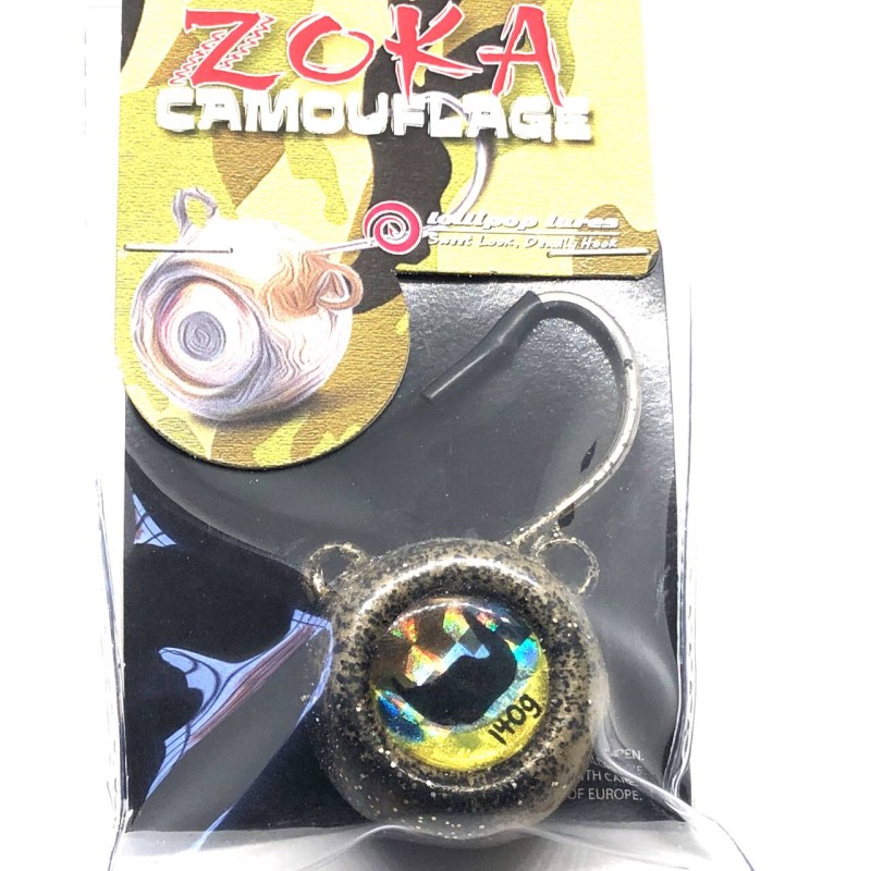 ZOKA BALL STEALTH WHITE- RED OCTOPUS EYE 180 GRS