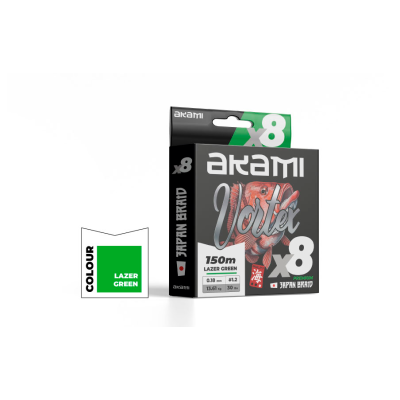 AKAMI VORTEX X8 150 GREEN 0.12