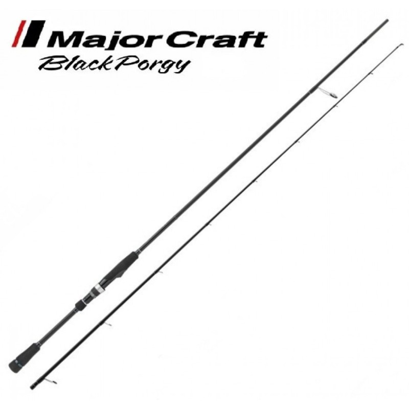 Canne à Filer Major Craft Porgy 1G Noire BP1S-762ML - Neuf, Pour La Pêche