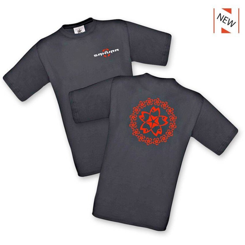 SAKURA T-SHIRT DARK GREY TALLA XXL