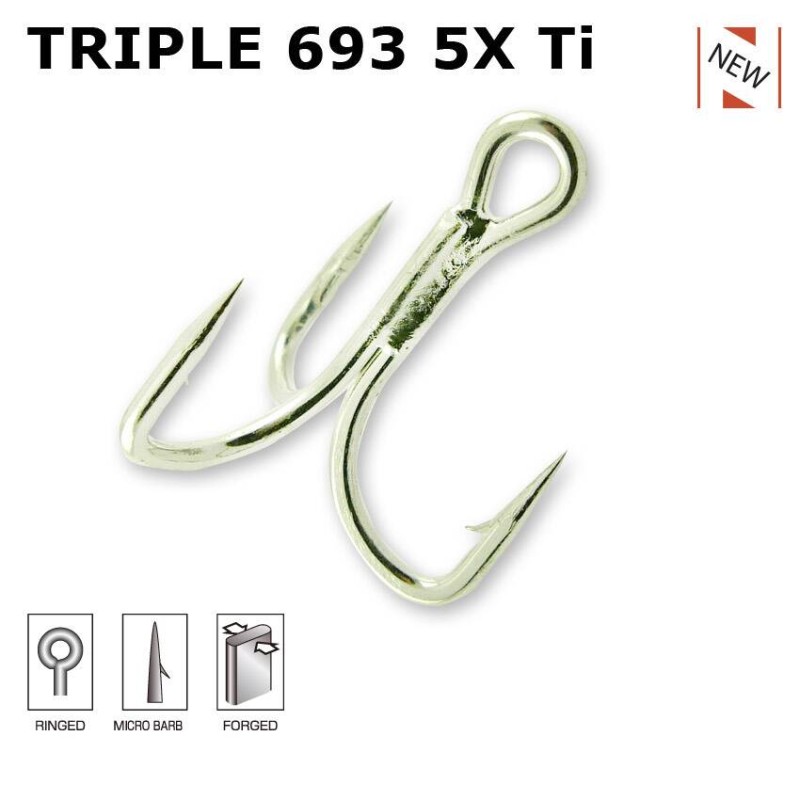 ANZUELO TRIPLE SAKURA 693 SX TI 5/0
