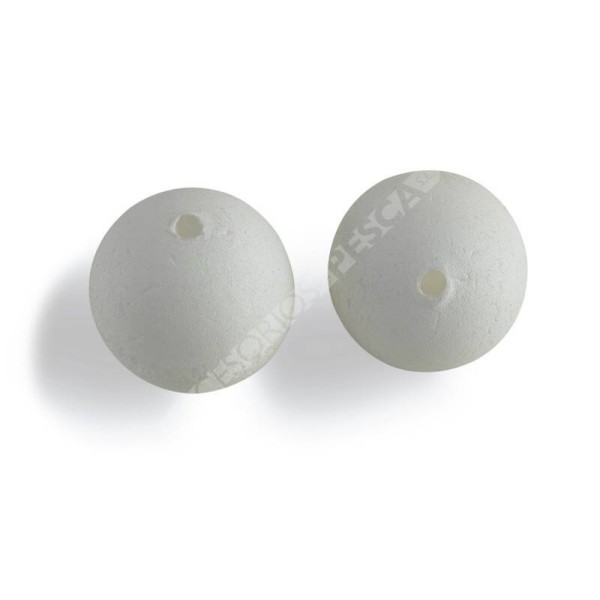 BOBBER WHITE 15MM