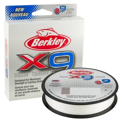 BERKLEY X9 LO VIS CRYSTAL 150 MTS 0.12