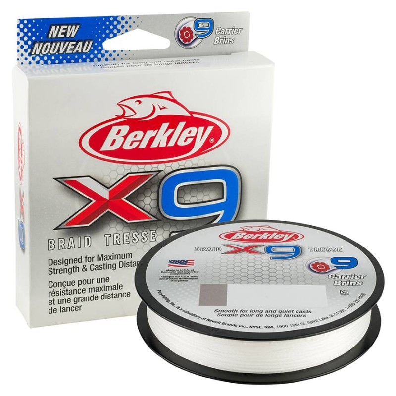 BERKLEY X9 LO VIS CRYSTAL 150 MTS 0.12
