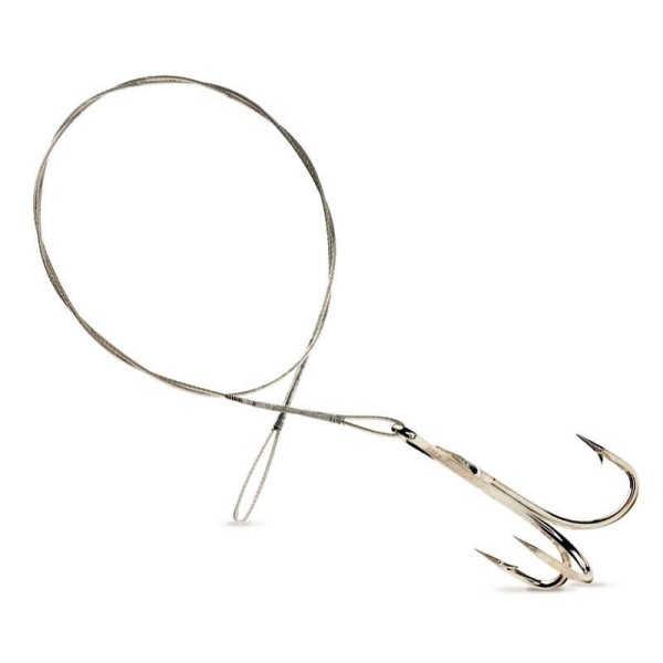 ANZUELO CON CABLE DE ACERO 3/0
