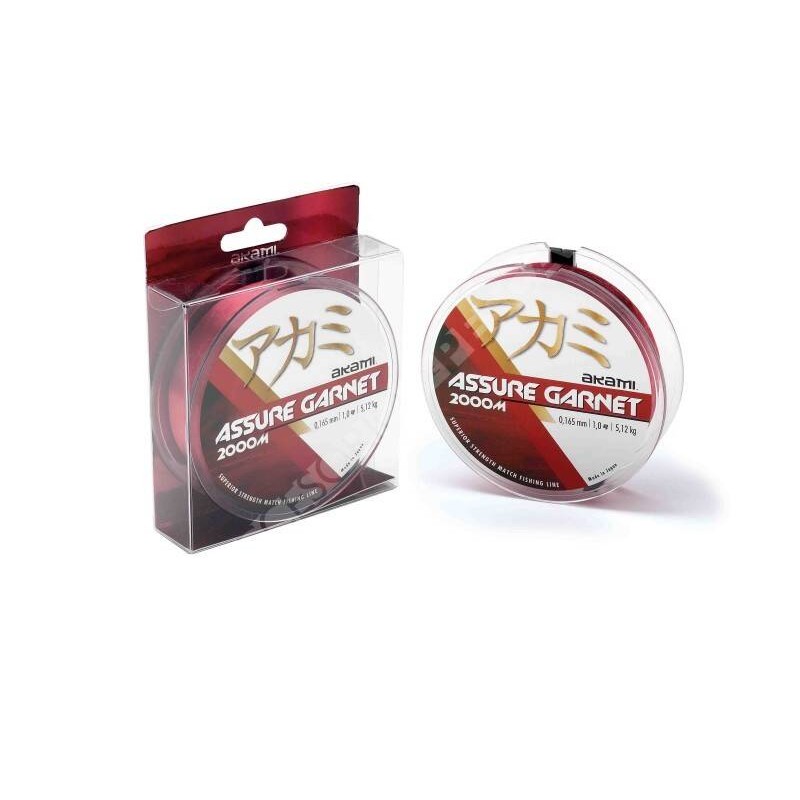 HILO AKAMI ASSURE GARNET 0.12MM 2000 MTS