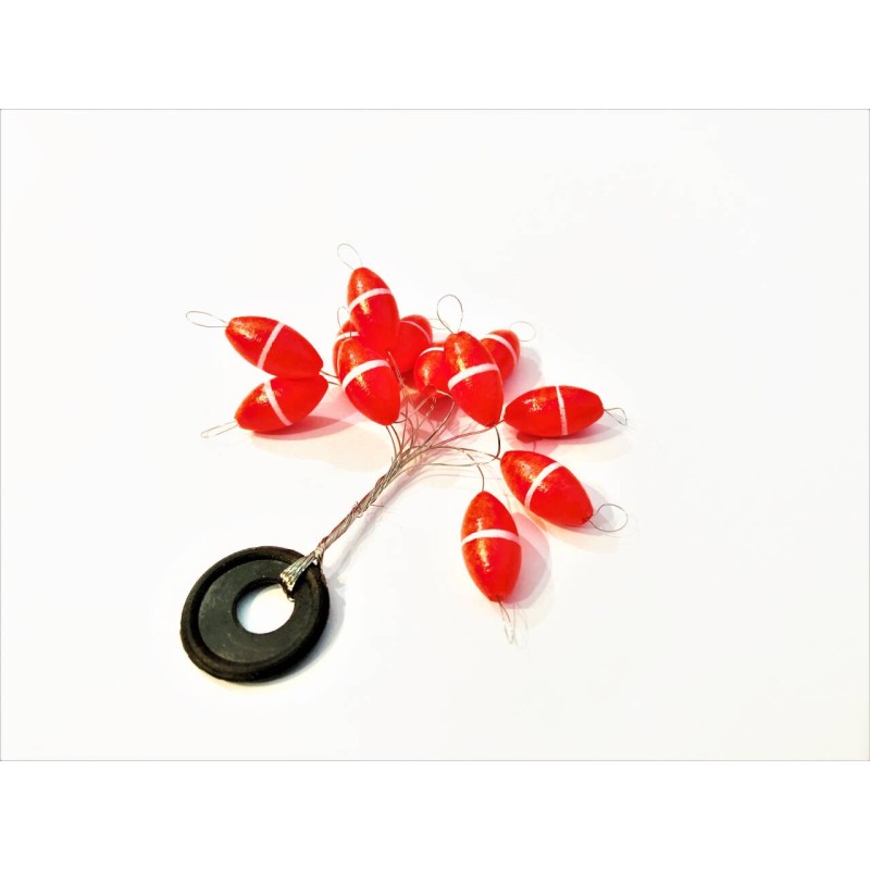 FLOTANTE OVAL CON TOPE RED 7.3