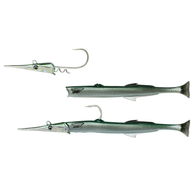 SAVAGE GEAR THRU NEEDLEFISH PULSE TAIL WHITE