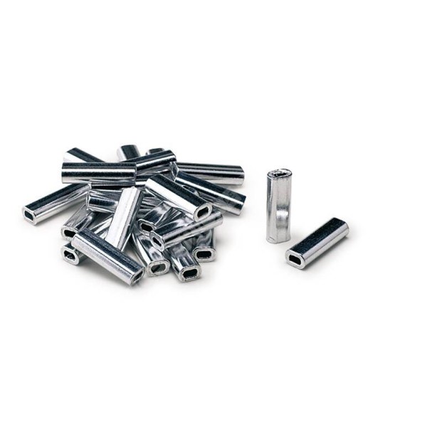 TUBITOS OVALADOS DE ALUMINO  1.6 X 3.2 X 10  MM