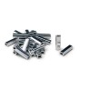 TUBITOS OVALADOS DE ALUMINO  1.6 X 3.2 X 10  MM